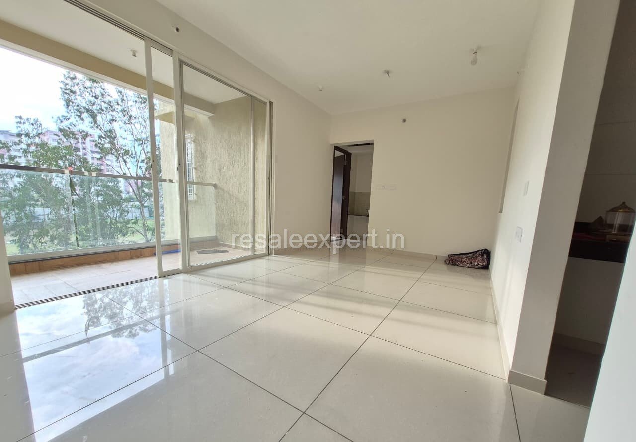 Bright and airy hall space in ready possession 2 BHK flat Wakad