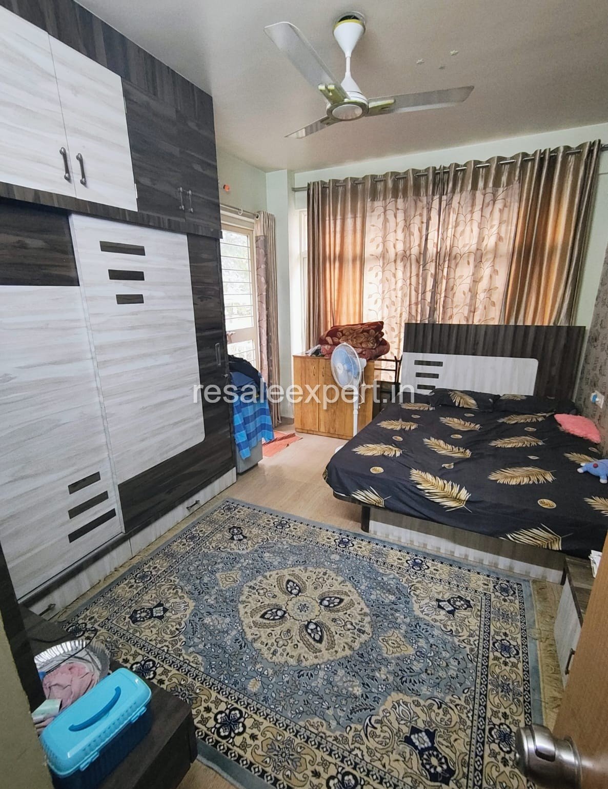 Elegant master bedroom of Furnished 2 BHK Flat in Tathawade