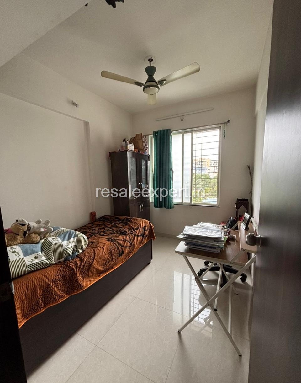 Bright bedroom of 2.5 BHK Flat in Pimple Nilakh