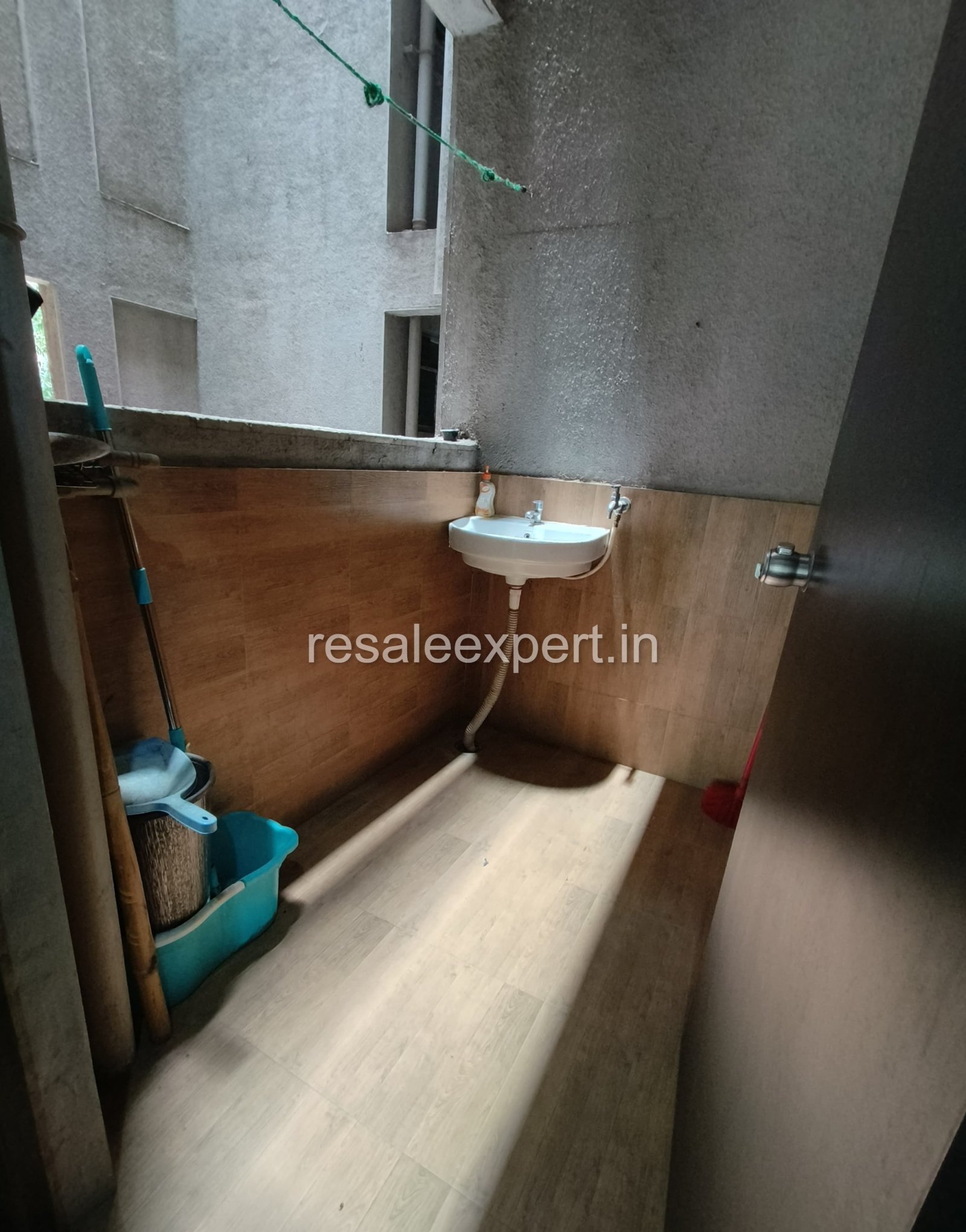 Dry balcony attached to kitchen in 2 BHK apartment at Rahatani
