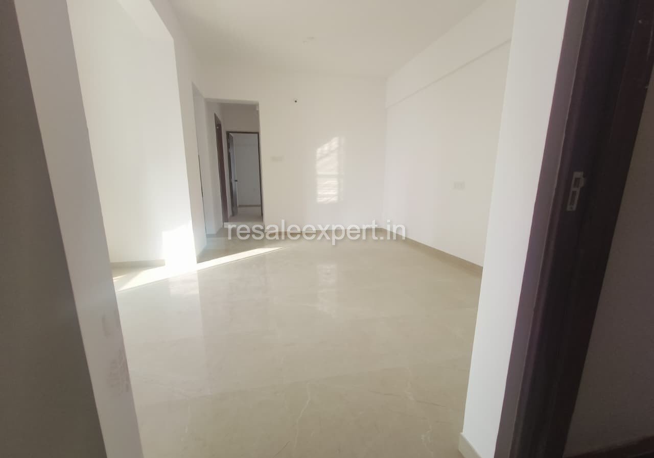 Modern hall area with elegant flooring and wide window view