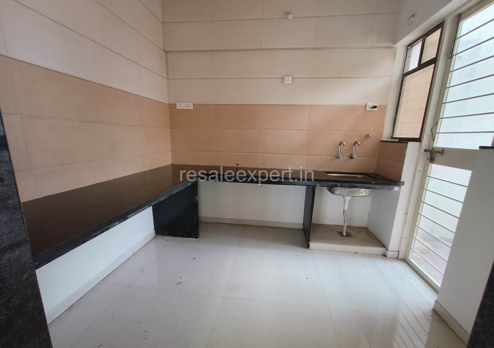 Spacious kitchen layout in 3 BHK flat for sale in Pimpri